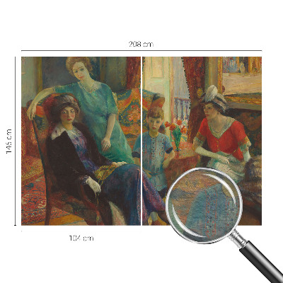 Dekorativna fototapeta z motivom klasične elegance
