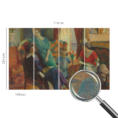Dekorativna fototapeta z motivom klasične elegance