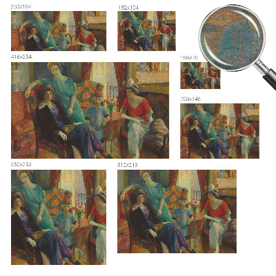 Dekorativna fototapeta z motivom klasične elegance