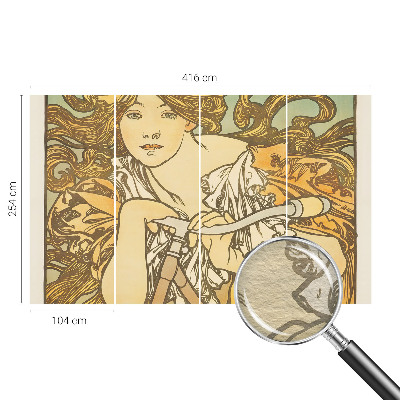 Stenska dekoracija fototapeta Pomladna eleganca