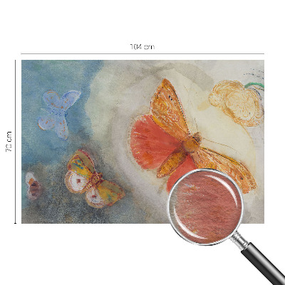 Fototapeta z motivom barvitih metuljev