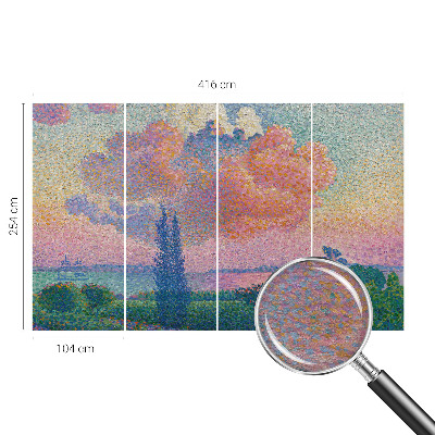 Flis fototapeta Barvita pokrajina