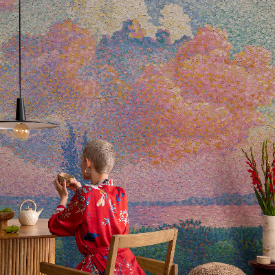 Flis fototapeta Barvita pokrajina