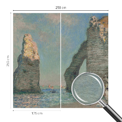 Tiskana fototapeta flis s potiskom skalne pokrajine