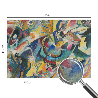 Fototapeta za dnevno sobo Barvit abstrakt