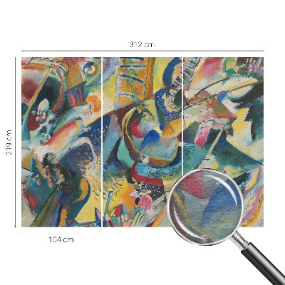 Fototapeta za dnevno sobo Barvit abstrakt