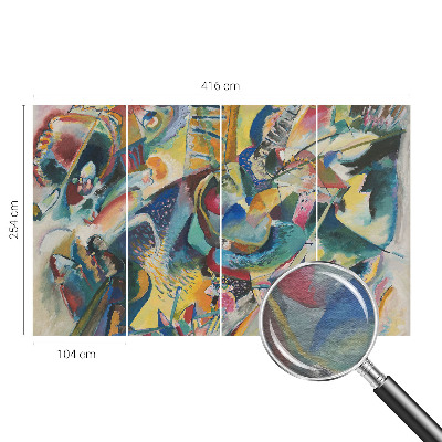 Fototapeta za dnevno sobo Barvit abstrakt