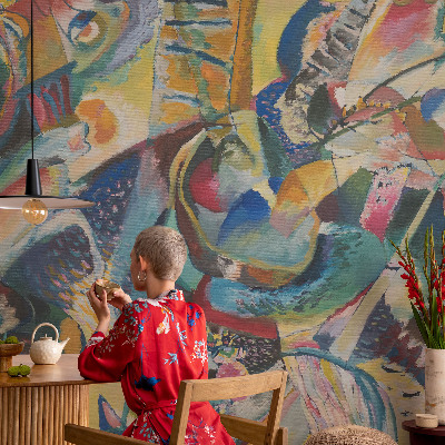 Fototapeta za dnevno sobo Barvit abstrakt