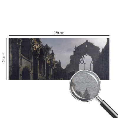 Fototapeta za spalnico z motivom gotskih ruševin
