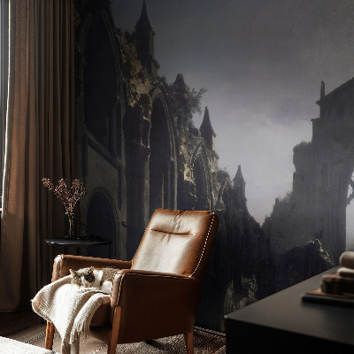 Fototapeta za spalnico Gotske ruševine