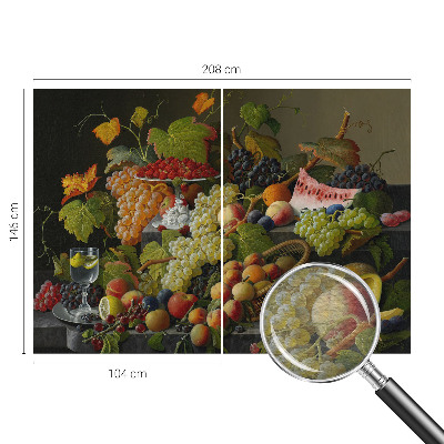 Visokokakovostna fototapeta Sestava sadja