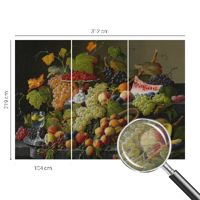 Visokokakovostna fototapeta Sestava sadja