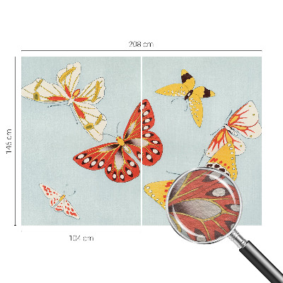 Flis fototapeta Umetniški metulji