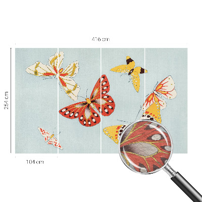 Flis fototapeta Umetniški metulji