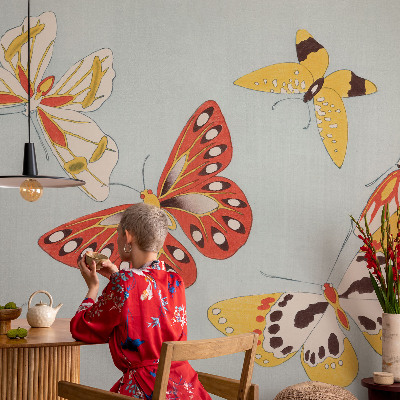 Flis fototapeta Umetniški metulji