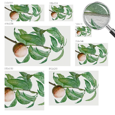 Netkana fototapeta Zrela breskev