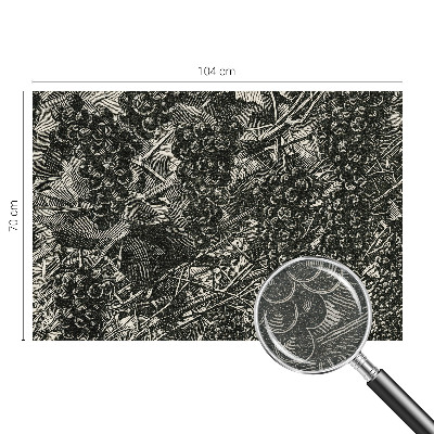 Flis fototapeta z motivom grozdnega odtisa