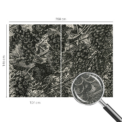 Flis fototapeta Grozdni odtis