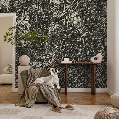 Flis fototapeta z motivom grozdnega odtisa