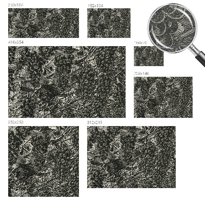 Flis fototapeta Grozdni odtis