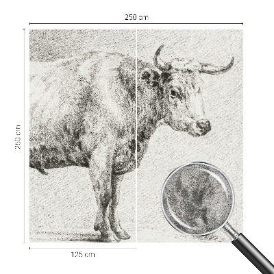 Fototapeta za steno z motivom bikovega svinčnika