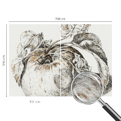 Fototapeta po meri Jabolčni listi