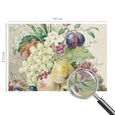 Fototapeta za dnevno sobo Rože in sadje