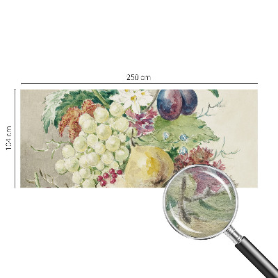 Fototapeta za dnevno sobo Rože in sadje