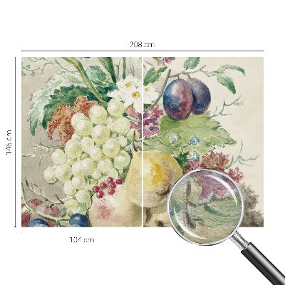 Fototapeta za dnevno sobo Rože in sadje