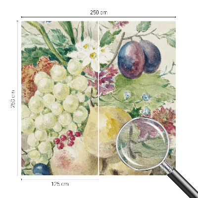 Fototapeta za dnevno sobo Rože in sadje