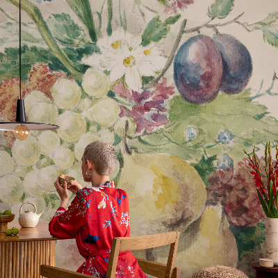 Fototapeta za dnevno sobo Rože in sadje