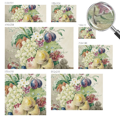 Fototapeta za dnevno sobo Rože in sadje