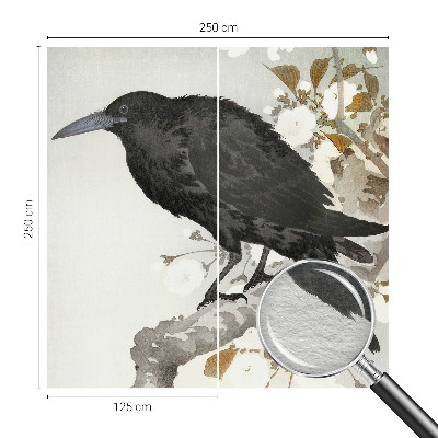 Fototapeta za spalnico Krokar v rožah