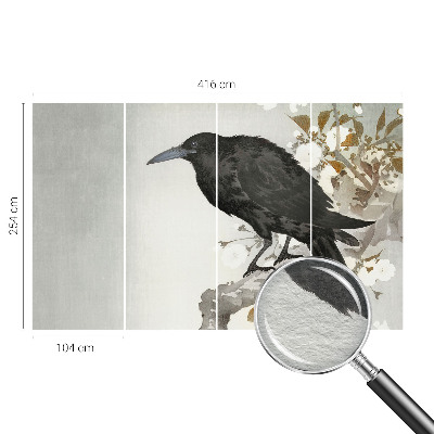 Fototapeta za spalnico Krokar v rožah