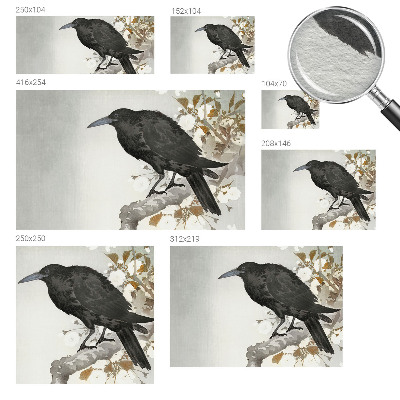 Fototapeta za spalnico Krokar v rožah