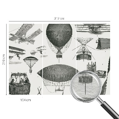 Moderna fototapeta Zgodovina letalstva