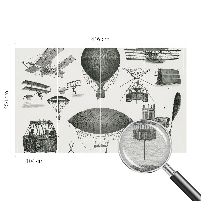 Moderna fototapeta Zgodovina letalstva