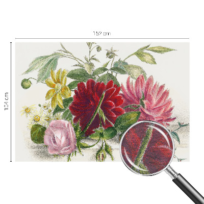 Visokokakovostna fototapeta Šopek rož