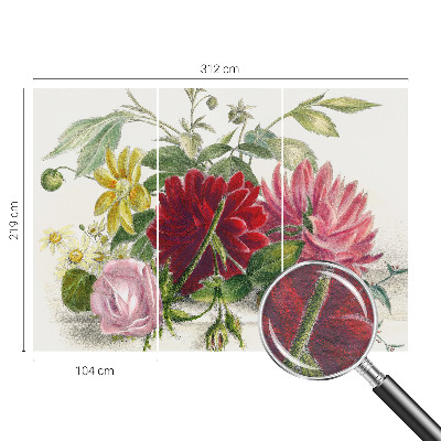 Visokokakovostna fototapeta Šopek rož