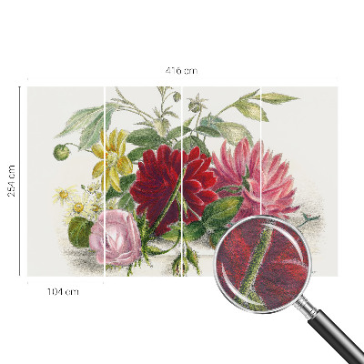 Visokokakovostna fototapeta Šopek rož