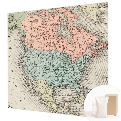 Dekorativna fototapeta Zgodovinski zemljevid