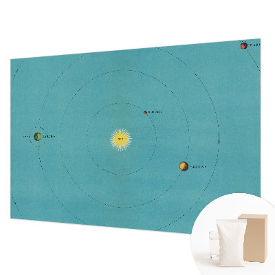 Stenska dekoracija fototapeta Kozmični sistem