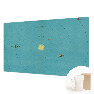 Stenska dekoracija fototapeta Kozmični sistem