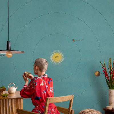 Stenska dekoracija fototapeta Kozmični sistem