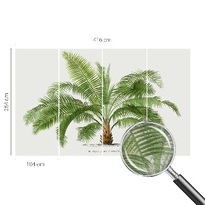 Flis fototapeta s motivom sijoče palme