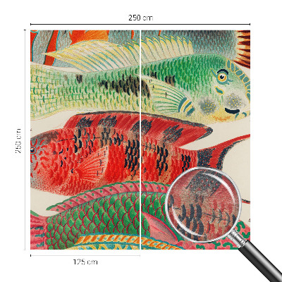 Netkana fototapeta z motivom eksotičnih rib