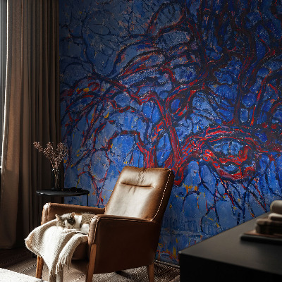 Moderna fototapeta Drevo plamenov