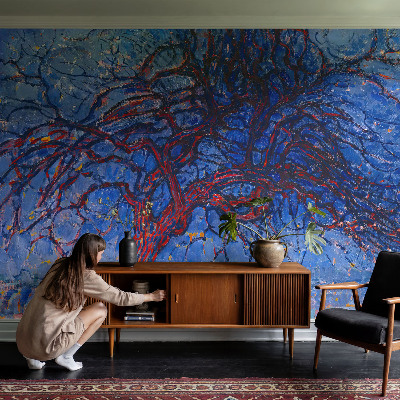 Moderna fototapeta Drevo plamenov