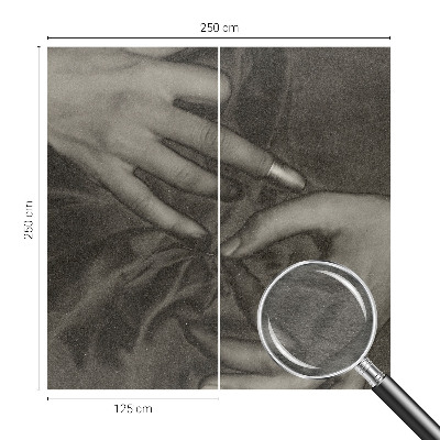 Fototapeta za dnevno sobo Material za roke