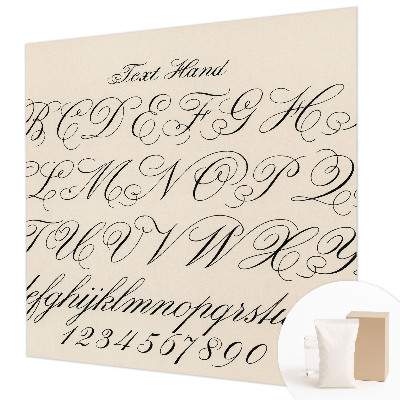 Flis fototapeta za otroško sobo Kaligrafsko pisanje